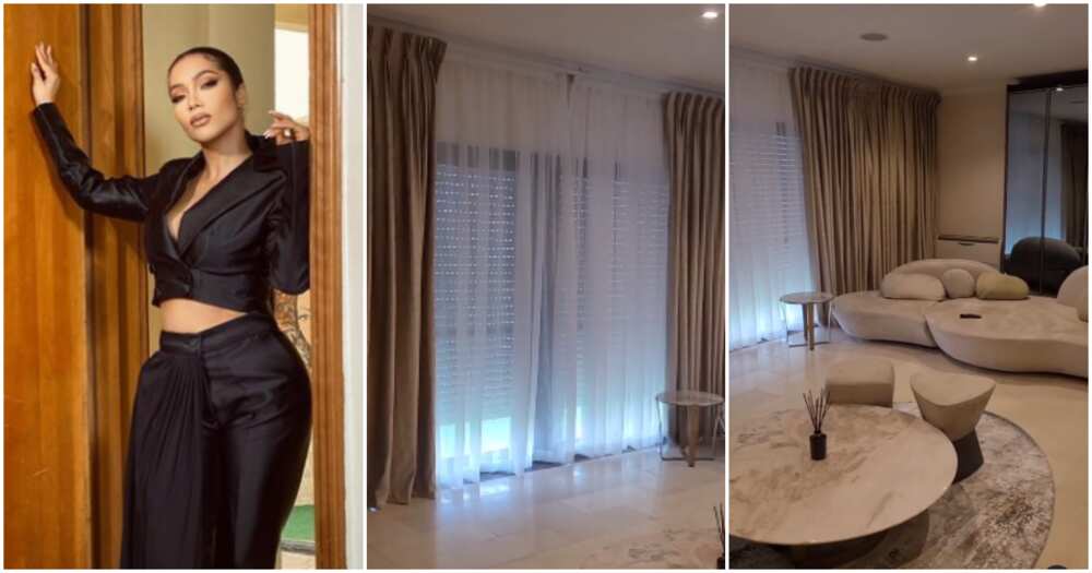 Fans get a rare glimpse of BBNaija Maria’s Lagos penthouse