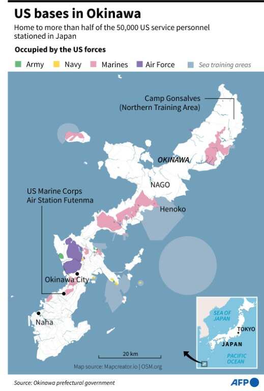 US bases in Okinawa