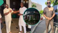 "You've got the spice": Video of Jim Iyke visiting Vincent Enyeama at his newly opened hotel, clip trends