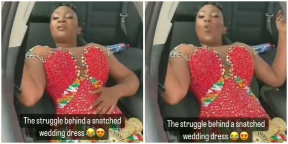 She Is Pregnant”: Bride Wears Tight Corset on Her Wedding Day, Struggles to  Breathe & Sit in Video 