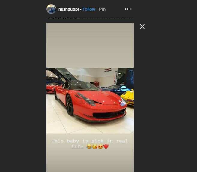 Nigerian Big Boy Hushpuppi acquires brand new Ferrari