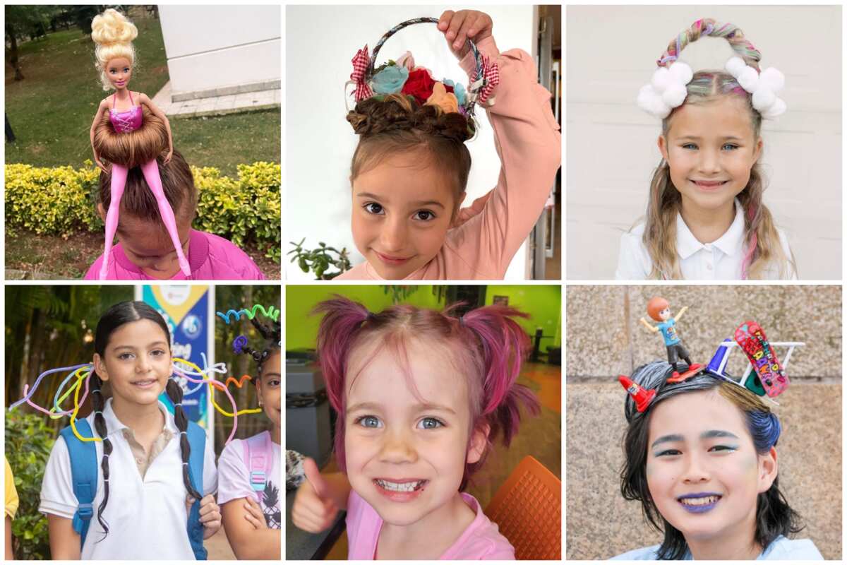 Wacky Wednesday / Crazy hair... - Hairstyles For Little Girls | Facebook