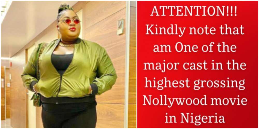 Omo Ghetto: Eniola Badmus brags as the movie becomes highest-grossing in Nollywood, says her price has gone up