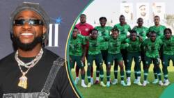 "Good luck Eagles": Davido wishes Nigerian players well days after losing Grammy to South African