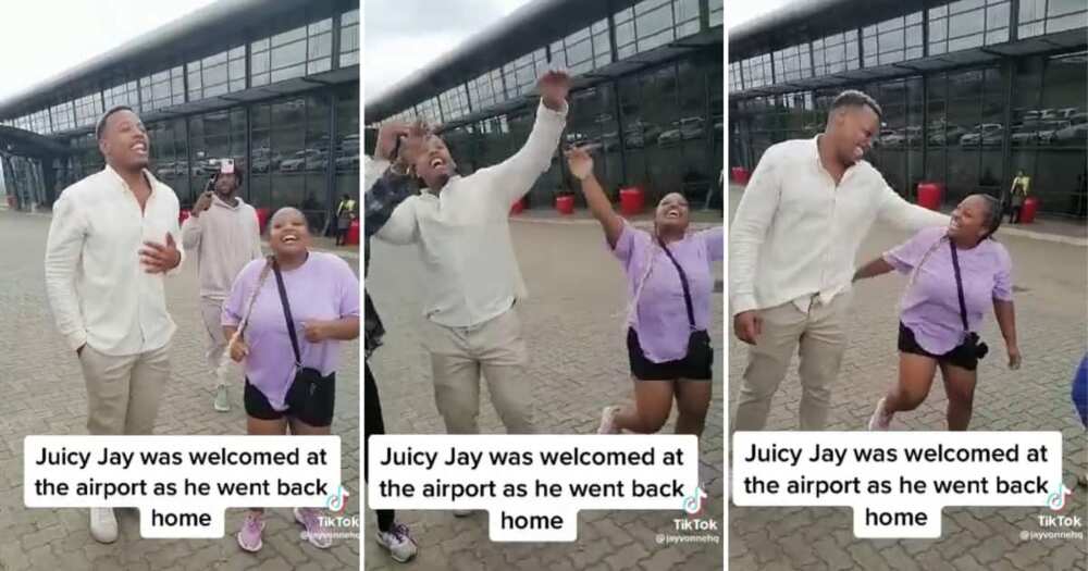 Juicy Jay received a hero's welcome
