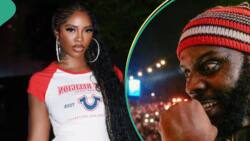 "I earned N50k for my first show": Tiwa Savage sweetly recounts in video with Odumodu Blvck
