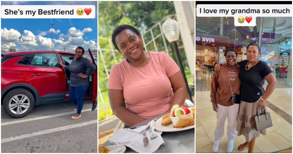 Young lady shows off her doting grandma in viral photos, her young look wows people