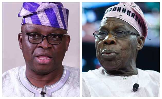 Yan Najeriya na sauraron yadda karshenka zata kasance - Fayose ya caccaki Obasanjo kan isgilinsa ga marigayi Kashamu