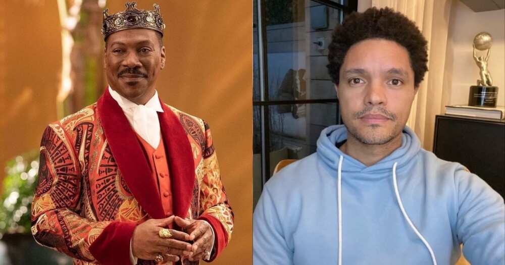 Eddie Murphy Thanks Trevor Noah for His Role in 'Coming 2 America'
