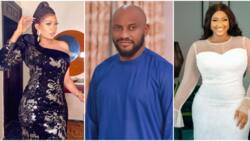 Wives of a king: Yul Edochie hails his 2 madams May and Judy as they post stunning photos online, fans react