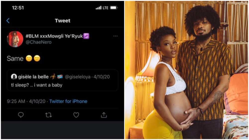 Lady finds husband, becomes pregnant months after tweeting she wants a baby, her love story amaze people