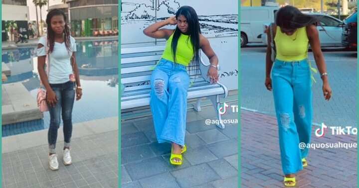 Lady working as nanny in Dubai flaunts transformation after four years