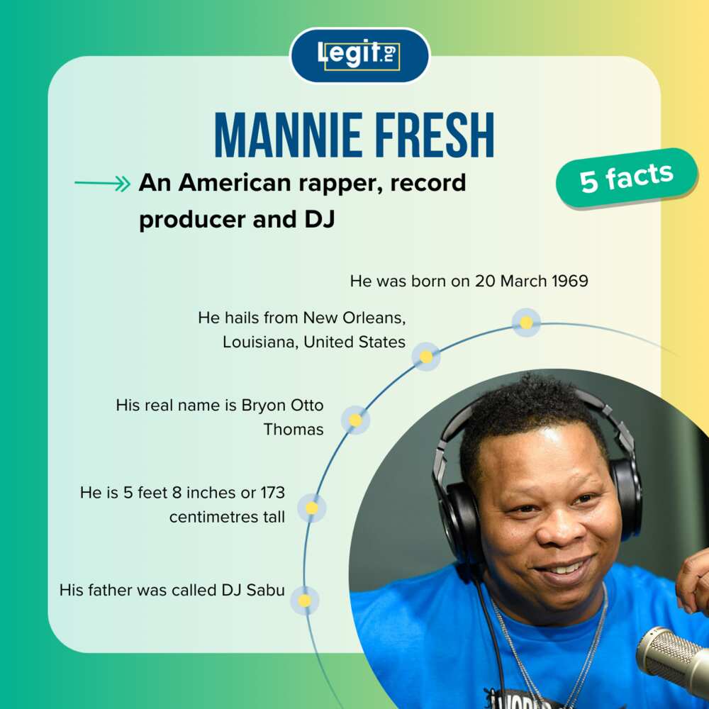 Facts about Mannie Fresh
