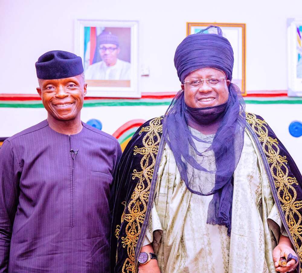 Emir of Bauchi and Osinbajo