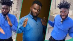 "Dis one na correct identity crisis": Bovi dresses like Sabinus, mimics him in funny viral clip