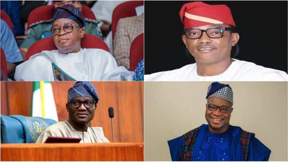 Gboyega Oyetola/Akin Ogunbiyi/Lasun Yusuf/Osun2022/Omigbodun/APC/SDP/PDP/Labour/Accord