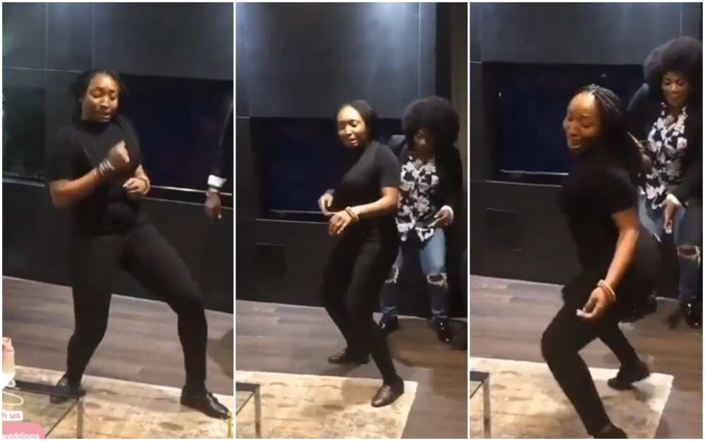 A beautiful lady in black polo and jean takes her friends on amazing dancing tour in a stunning video. A beautiful lady in black polo and jean takes her friends on amazing dancing tour in a stunning video.