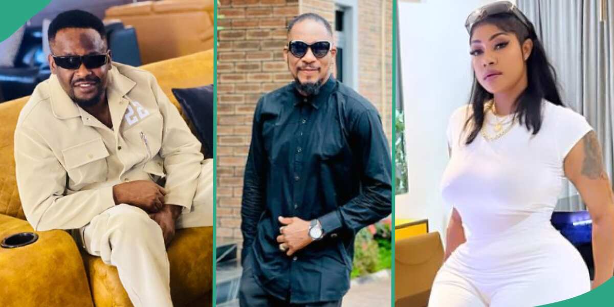Fans point fingers at Angela Okorie as Zubby Michael shares cryptic post