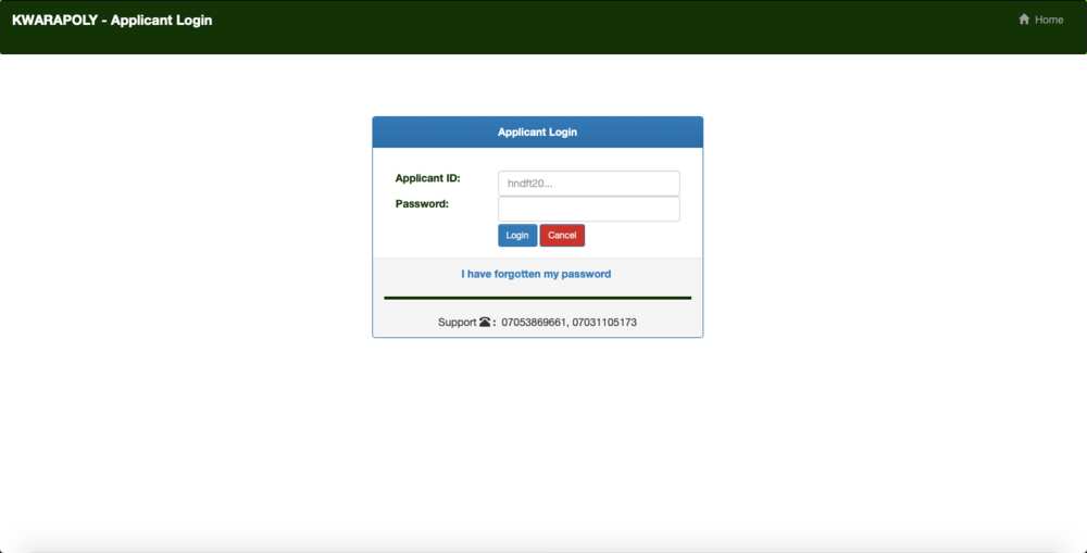 Kwarapoly admission portal Kwarapoly admission portal