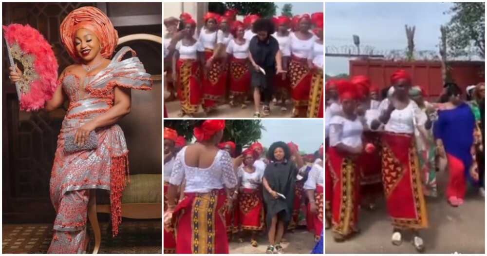 Rita Dominic, Anambra state, husband's family compund, lie a queen