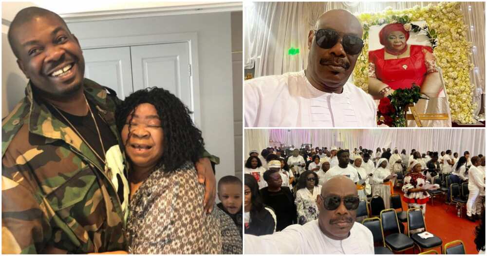 Don Jazzy, mother, song of service