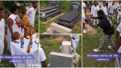 Man celebrates his birthday in a cemetery, holds party there, video shows guests partying around tombstones