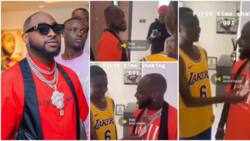 “Humble soul”: Video trends as Davido allows young fan touch his diamond necklace after he asked nicely