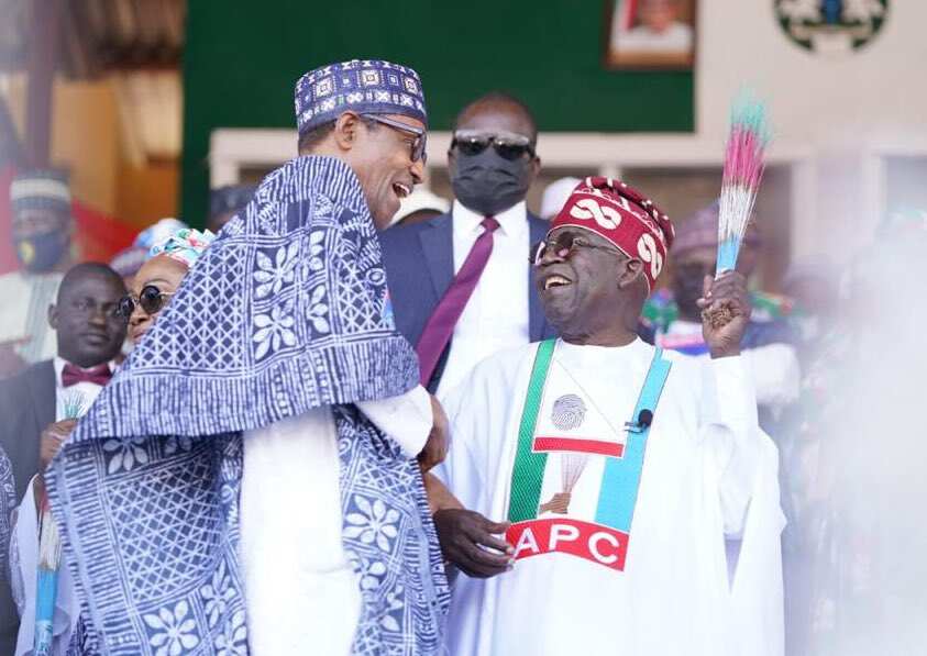 Tinubu, Buhari in Jos/APC Presidential Campaign Flag Off