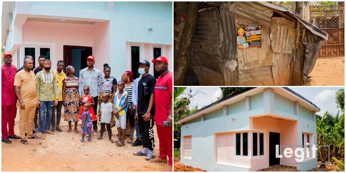 Philanthropist, Arnold Ekweoba donates 2-bedroom bungalow to widow in Anambra