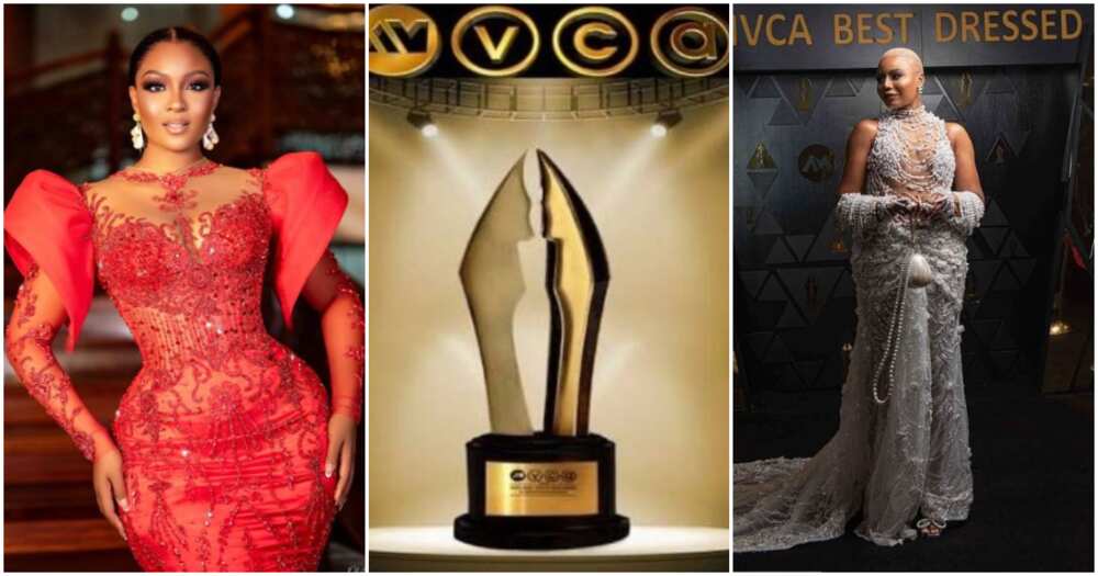 Photos of Osas Ighodaro and Nancy Isime at the AMVCAs