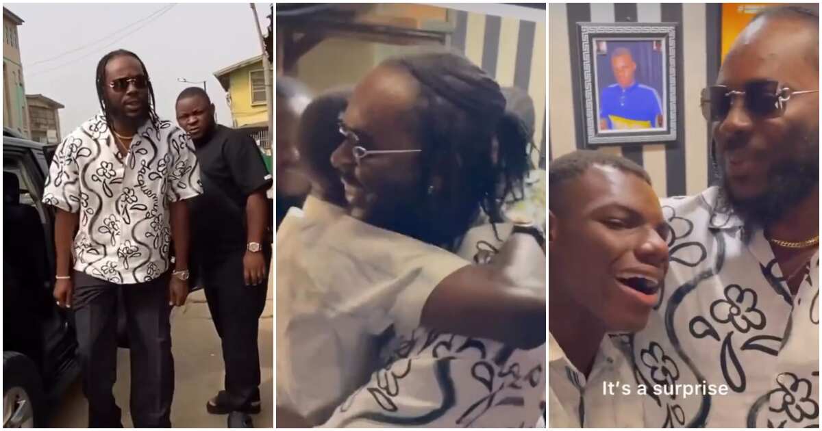 Adekunle Gold pays surprise visit to physically challenged boy, invests in his education