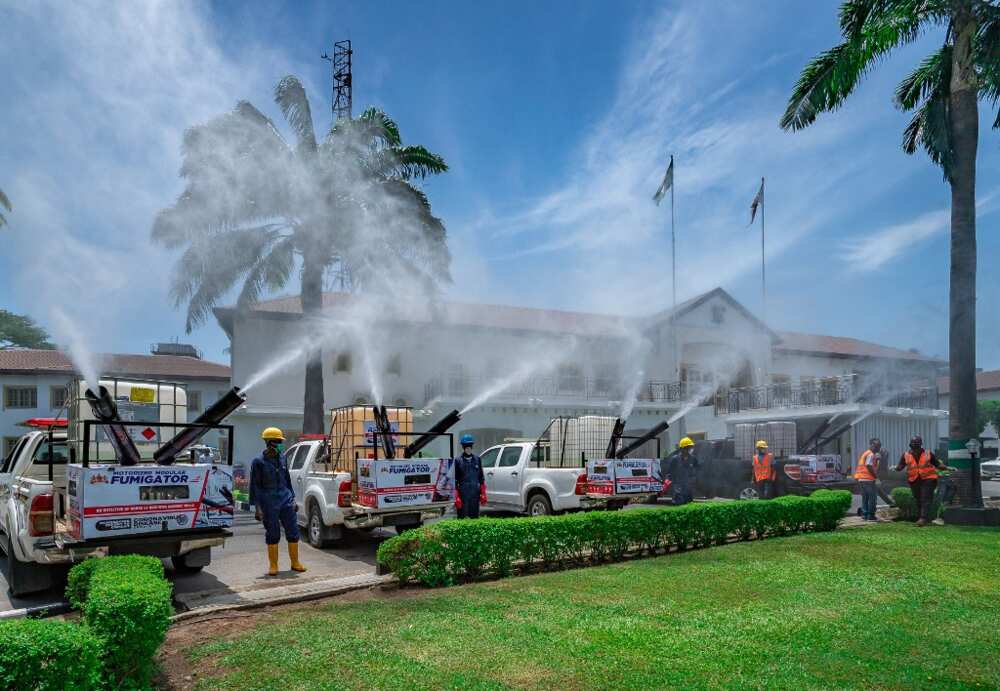 A picture showing the motorised fumigation trucks. Photo source: VON A picture showing the motorised fumigation trucks. Photo source: VON