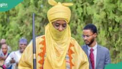 Bidiyo: Muhammadu Sanusi II ya gana da fitaccen malamin Musulunci a fadar Sarkin Kano