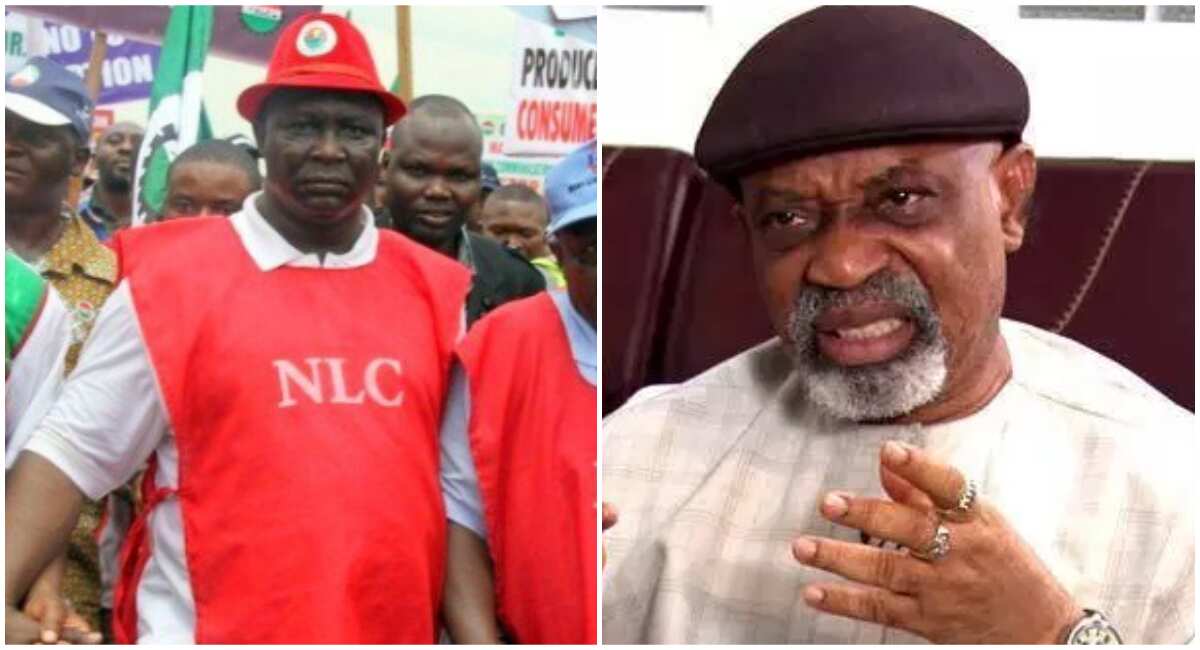 Image result for NLC protest against ngige in abuja