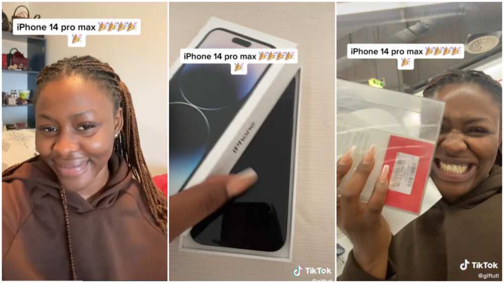 iPhone 14 Pro Max/Nigerian lady got new latest iPhone.