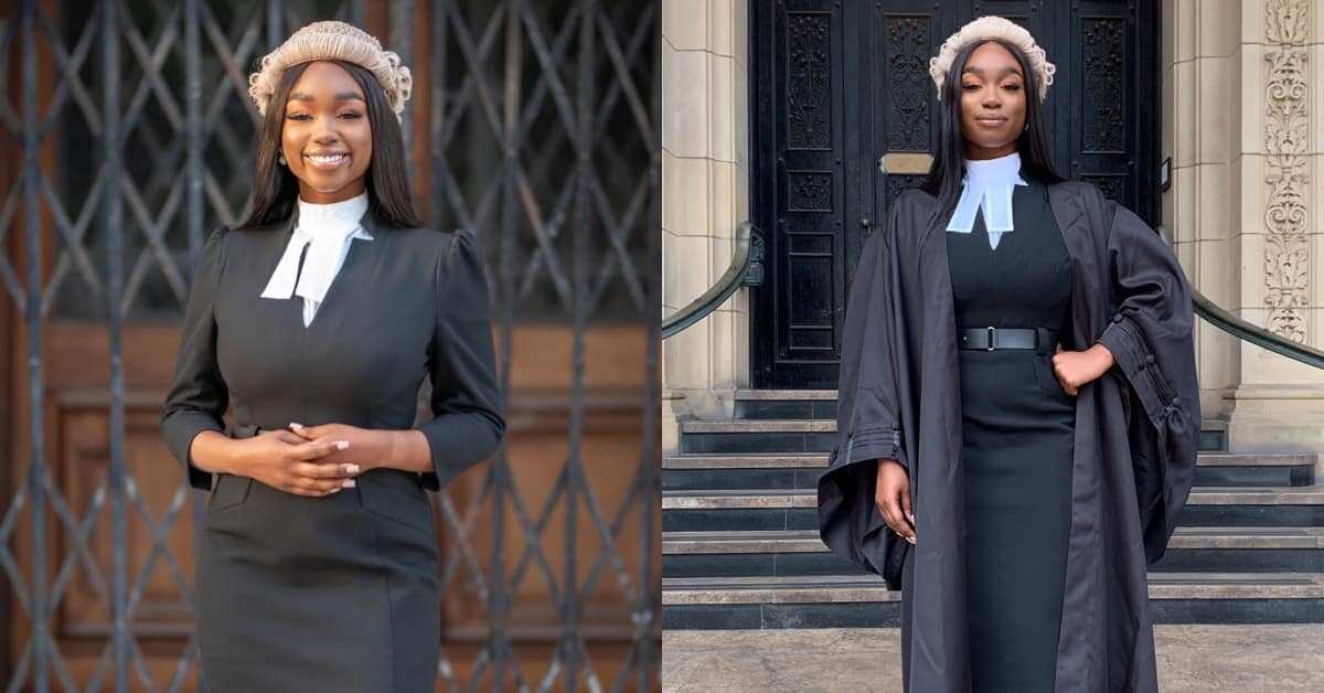 Stunning lady celebrates as she's called to the bar of England & Wales on her 24th birthday, stirs reactions