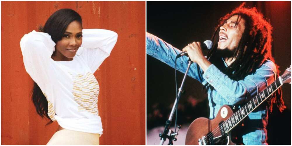 Nigeria's Tiwa Savage featured in remix of late Bob Marley's Jammin song, fans react