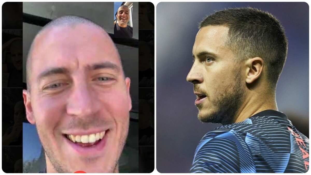 Eden Hazard accepts new barber's challenge, wears new 