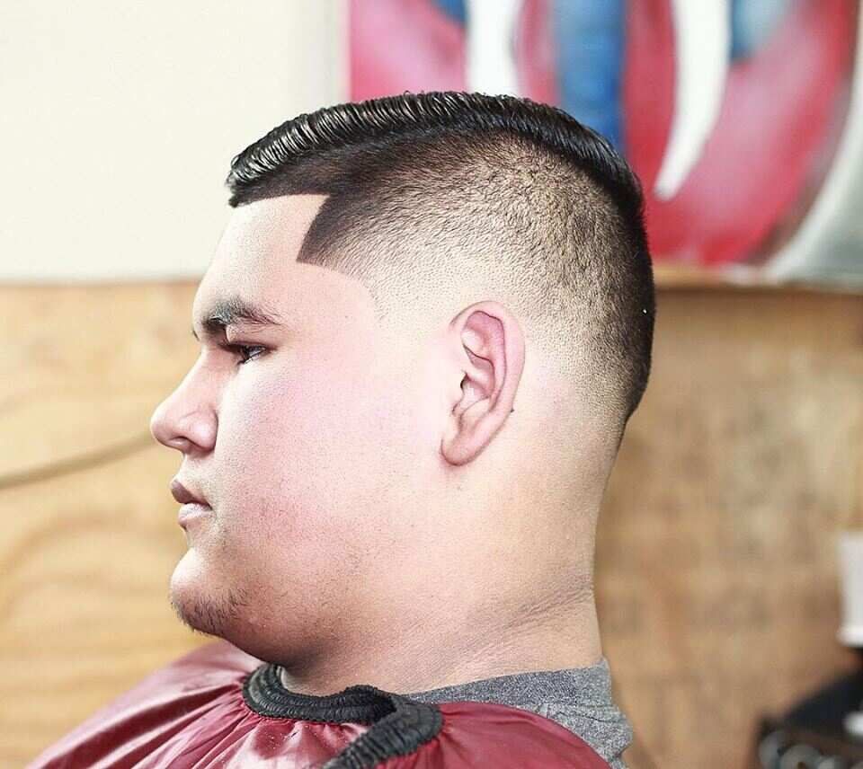 High fade comb over