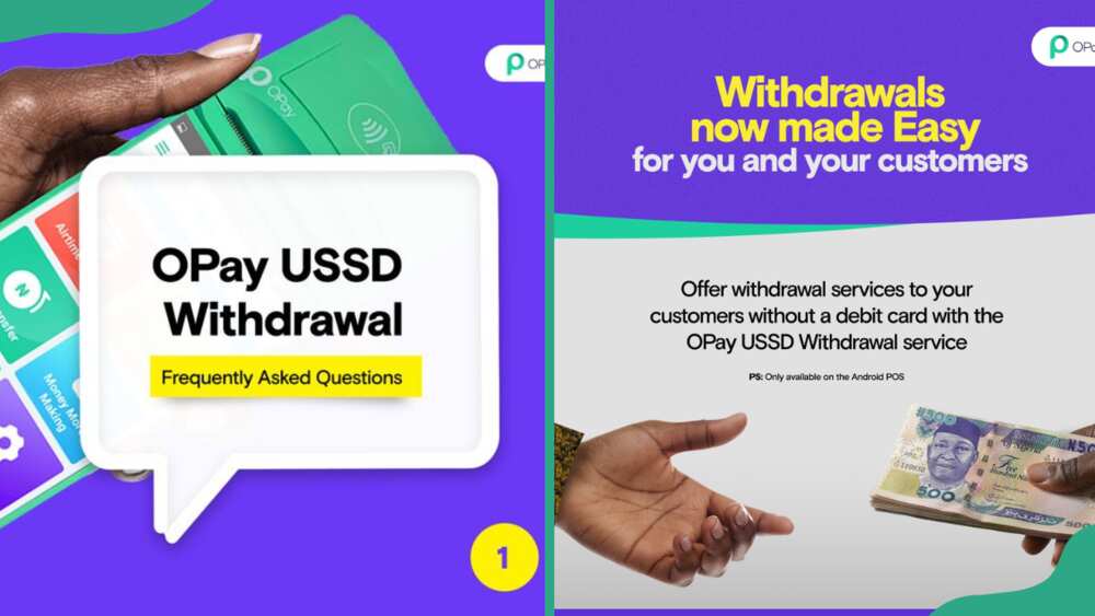 Opay USSD code for withdrawal