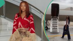 Femi Otedola's daughter Temi flies private jet from Ilorin to Lagos, video causes a buzz