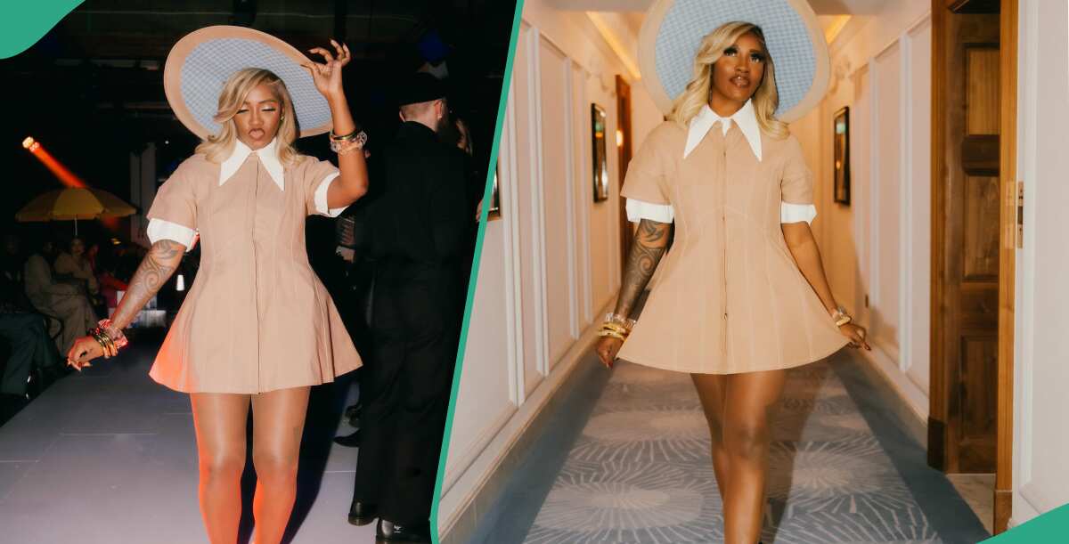 See the funny version of Tiwa Savage's dress that Funny Toheeb recreated that got many laughing
