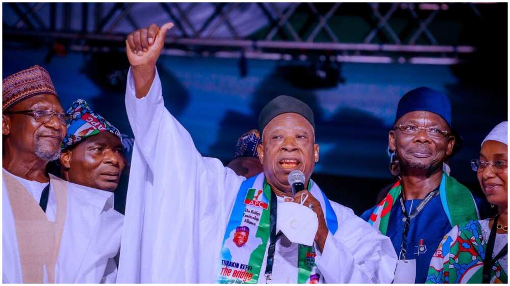 Abdullahi Adamu's APC has been warned over Bayelsa state election Abdullahi Adamu's APC has been warned over Bayelsa state election