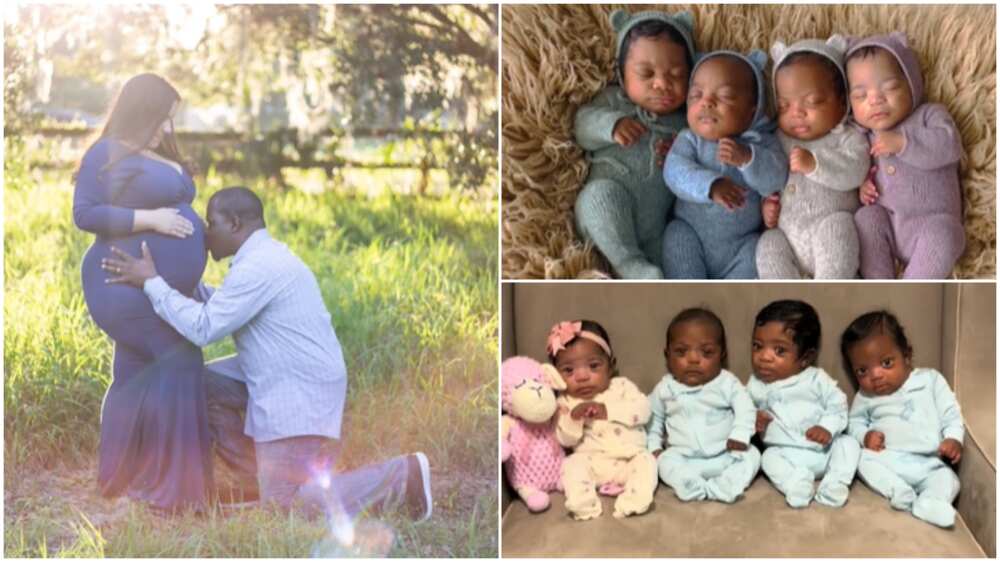 Four babies at once/Woman and babies. Four babies at once/Woman and babies.