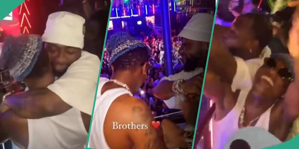 Clips of Davido and Wizkid in the club goes viral
