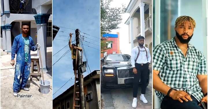 Nigerian man, transformation, painter, hotel cleaner