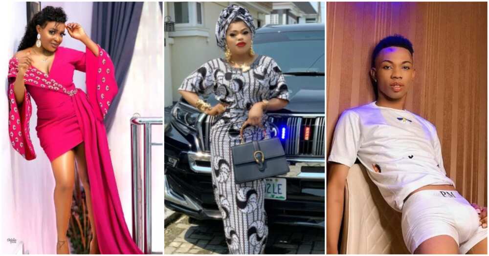 Photos of Blessing CEO, Bobrisky, James Brown