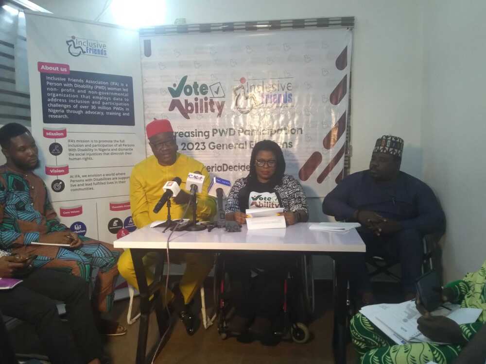 Persons with Disabilities, 2023 general election, Inclusive Friends, PDP, APC, Labour Party, INEC