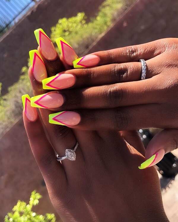 Wedding nails for bride