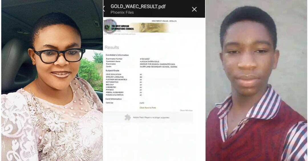 Woman surprises many with student's impressive WAEC result